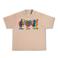 Burro Peace Love Equality Urban Heavy Tee - BundleAndBundleShop