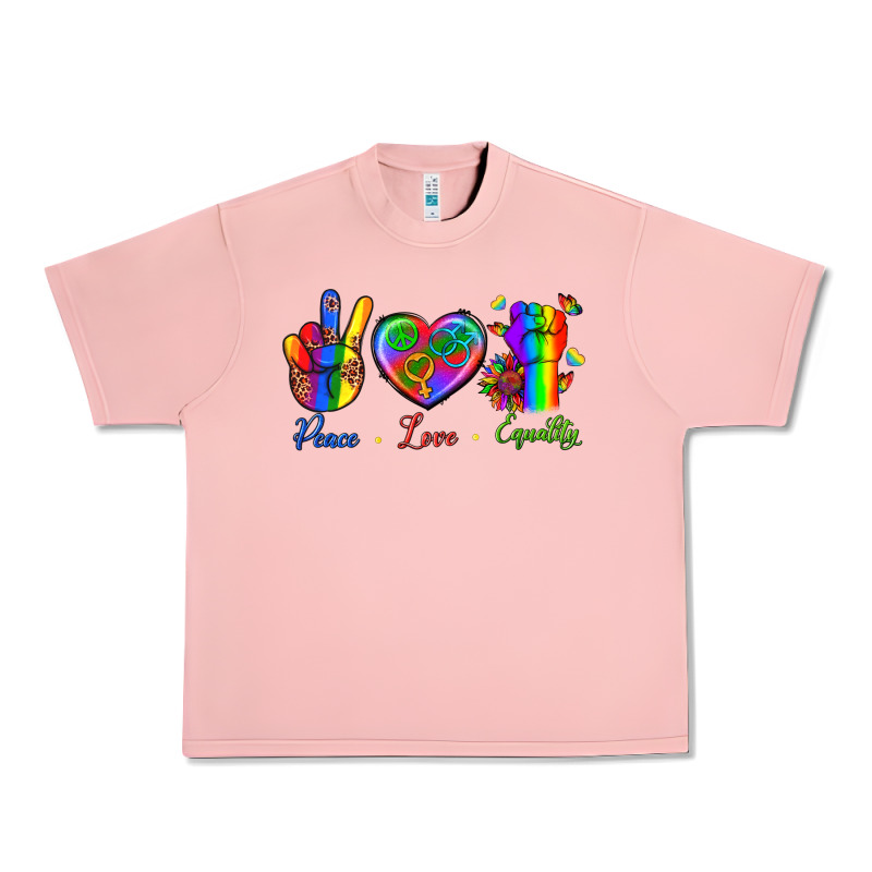 Peace Love Equality Urban Heavy Tee by BundleAndBundleShop | Teevron