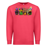 Cardinal Mardi Gras afro gnomies Premium Sweatshirt - FaDigitalArtStudio