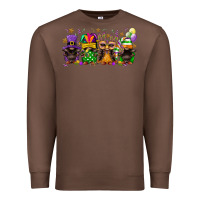 Chestnut Mardi Gras afro gnomies Premium Sweatshirt - FaDigitalArtStudio