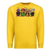 Lemon Mardi Gras afro gnomies Premium Sweatshirt - FaDigitalArtStudio