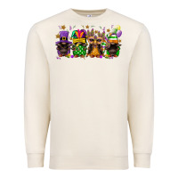 Sandshell Mardi Gras afro gnomies Premium Sweatshirt - FaDigitalArtStudio