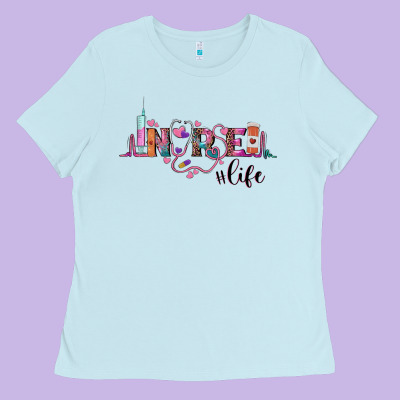 Nurse Life Ladies Tee Designed By Barkaloodesign