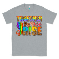 Heather Grey Western LGBTQ+ Together We Rise Classic Tee - BundleAndBundleShop