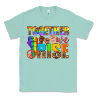 Seafoam Western LGBTQ+ Together We Rise Classic Tee - BundleAndBundleShop