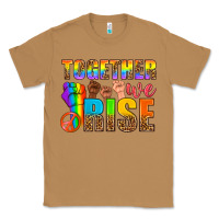 Toasted Coconut Western LGBTQ+ Together We Rise Classic Tee - BundleAndBundleShop