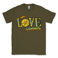 Army Green love summer Classic Tee - CowhideDigitalArt