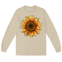 Mushroom sunflower Long Sleeve Tee - BarkalooDesign