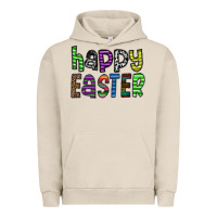 Pigment French Oak Happy Easter Urban Hoodie - CowhideDigitalArt