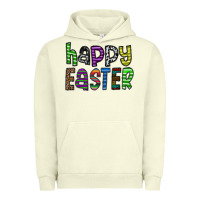 Pigment Pistachio Happy Easter Urban Hoodie - CowhideDigitalArt