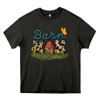 Asphalt barn mom sunflower Heavy Core Tee - NancyCooperArtShop