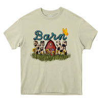 Mossy barn mom sunflower Heavy Core Tee - NancyCooperArtShop
