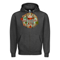 Charcoal Heather pumpkin spice and livin my best life Zipper Hoodie - CowGirlArtShop