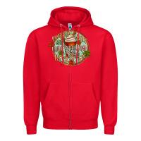 Red pumpkin spice and livin my best life Zipper Hoodie - CowGirlArtShop