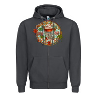 Smoke pumpkin spice and livin my best life Zipper Hoodie - CowGirlArtShop