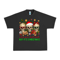 Pigment Black When Your Dead Inside But It's Christmas Urban Heavy Tee - BundleAndBundleShop