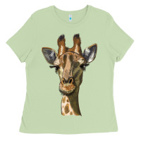 Matcha giraffe head Ladies Tee - LillyAllenDesigns