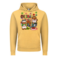 Vintage Mustard oh snap christmas Vintage Hoodie - MaliasSmallBusiness