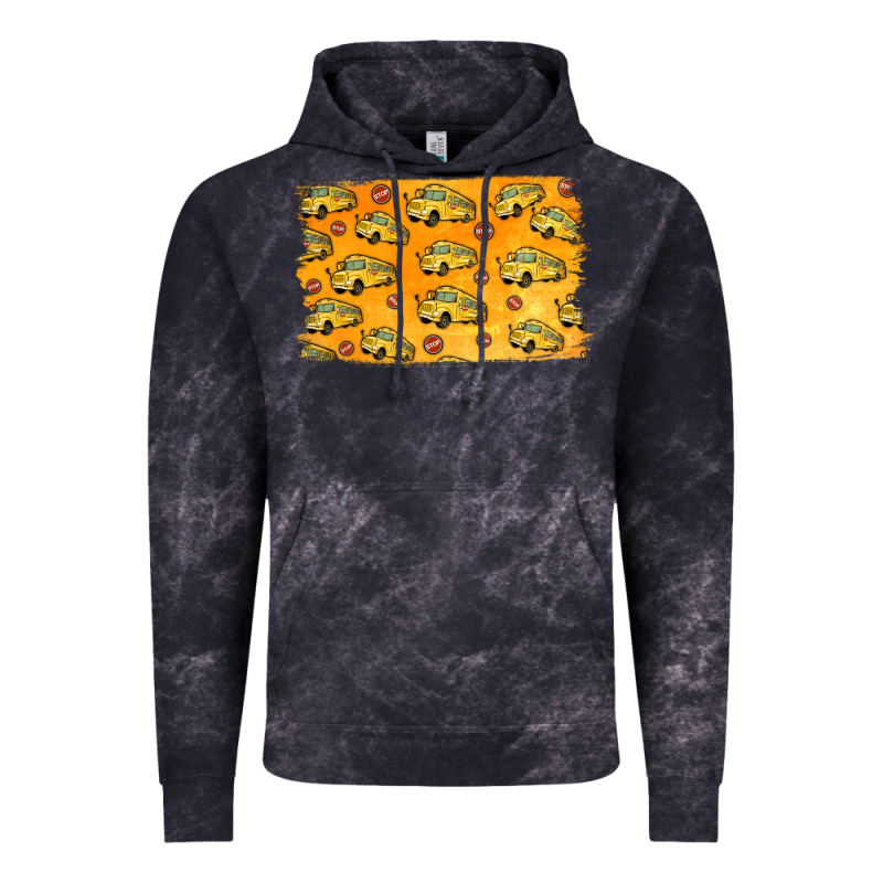School Bus Pattern Vintage Hoodie by Jasminsmagicworld | Teevron