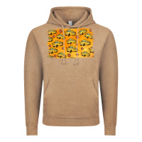 Vintage Coffee School Bus Pattern Vintage Hoodie - Jasminsmagicworld