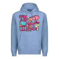 Colony Blue te amo te quila Premium Hoodie - OliviaCreatesArt