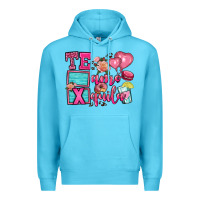 Ocean Blue te amo te quila Premium Hoodie - OliviaCreatesArt