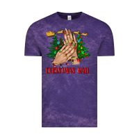 Cloud Purple christmas nail bbs Vintage Tee - BundleAndBundleShop