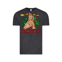Vintage Black christmas nail bbs Vintage Tee - BundleAndBundleShop
