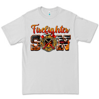 American Flag Firefighter Son Premium Tee | Teevron