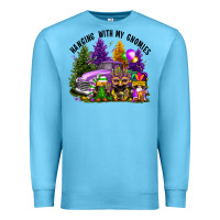 Ocean Blue mardi gras hanging with my gnomies Premium Sweatshirt - FaDigitalArtStudio