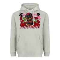 Moon Dust My dog is my Valentine's Day Heavyweight Hoodie - FaDigitalArtStudio