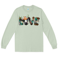 Matcha love with holstein cow Long Sleeve Tee - BarkalooDesign