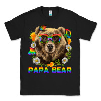 Black Papa Bear Pride LGBTQ+ Classic Tee - BundleAndBundleShop