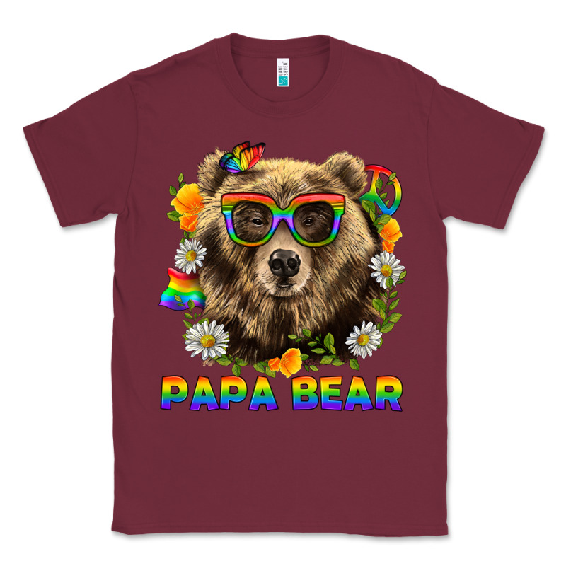 Papa Bear Pride Lgbtq+ Classic Tee by BundleAndBundleShop | Teevron