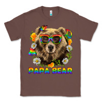 Chestnut Papa Bear Pride LGBTQ+ Classic Tee - BundleAndBundleShop