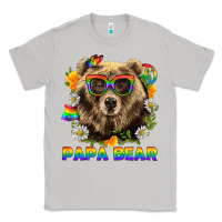 Moon Dust Papa Bear Pride LGBTQ+ Classic Tee - BundleAndBundleShop