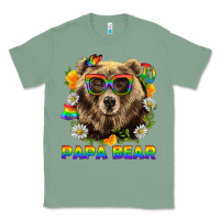 Sage Papa Bear Pride LGBTQ+ Classic Tee - BundleAndBundleShop