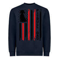 Navy Pitbull Dad Heavyweight Sweatshirt - Bettercallsaul