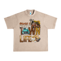 French Oak Small Town Life Urban Heavy Tee - BundleAndBundleShop