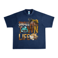 Navy Small Town Life Urban Heavy Tee - BundleAndBundleShop