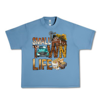 Pebble Blue Small Town Life Urban Heavy Tee - BundleAndBundleShop