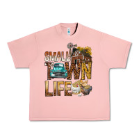 Salmon Small Town Life Urban Heavy Tee - BundleAndBundleShop