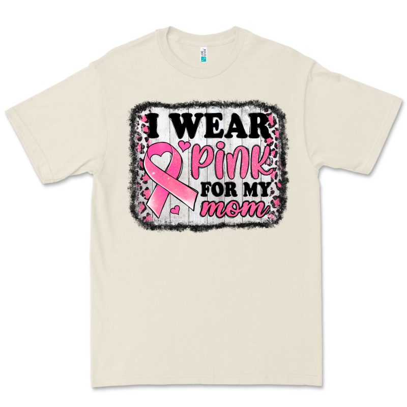 I Wear Pink For My Mom Breast Cancer Awareness Premium Tee by Jasminsmagicworld | Teevron