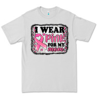 Dove Grey i wear pink for my mom breast cancer awareness Premium Tee - Jasminsmagicworld
