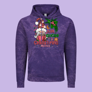Pink Christmas Hot Cocoa And Christmas Movies Vintage Hoodie Designed By Nancycooperartshop