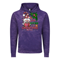 Cloud Purple Pink Christmas hot cocoa and christmas movies Vintage Hoodie - NancyCooperArtShop