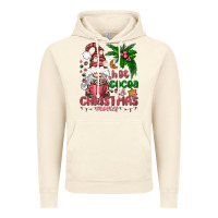 Vintage Artic Pink Christmas hot cocoa and christmas movies Vintage Hoodie - NancyCooperArtShop