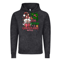 Vintage Black Pink Christmas hot cocoa and christmas movies Vintage Hoodie - NancyCooperArtShop