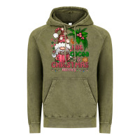 Vintage Olive Pink Christmas hot cocoa and christmas movies Vintage Hoodie - NancyCooperArtShop