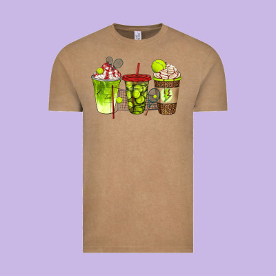Tennis Coffee Cups Bbs Vintage Tee Designed By Bundleandbundleshop